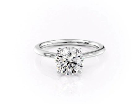 The Madison Set With A 1.5 Carat Round Lab Diamond For Discount