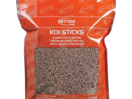 Pettex Premium Orange Koi Sticks 1kg Cheap