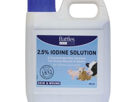 Battles 2.5% Iodine Solution- 1 Litre Online