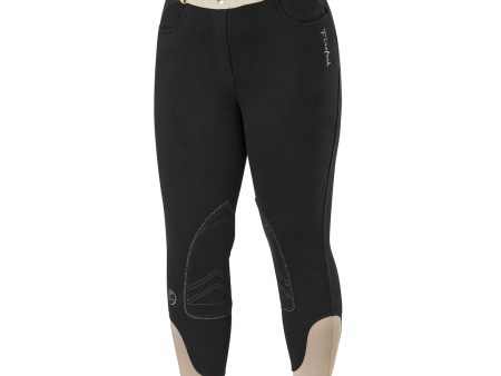 Firefoot Farsley Fleece Lined Breeches Kids Black Mink Hot on Sale