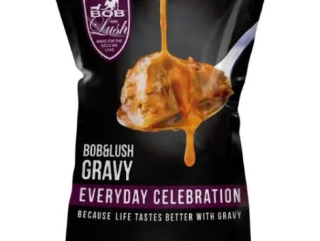 Bob and Lush Gravy Wet Dog Food in Pouches 16x85ml on Sale