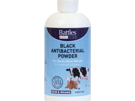 Battles Black Antibacterial Powder - 125g For Cheap