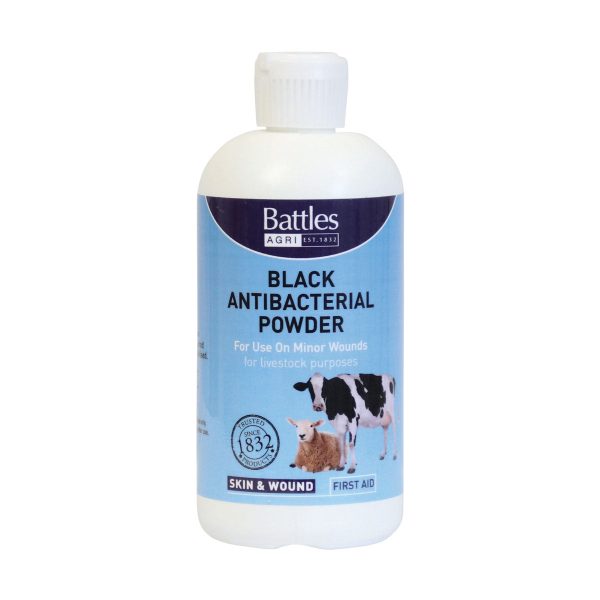 Battles Black Antibacterial Powder - 125g For Cheap