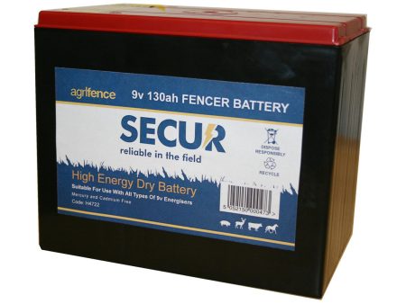 Agrifence 9v 130ah Dry Battery Sale