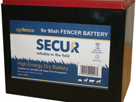 Agrifence 9v-90Ah Dry Battery (H4721) For Discount