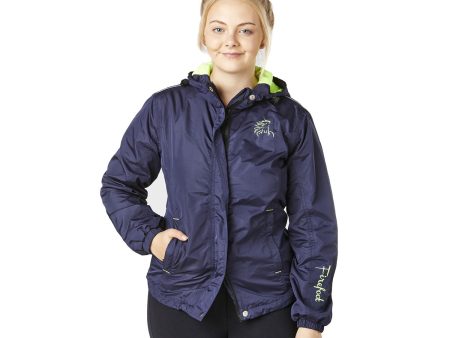 Firefoot Basic Showerproof Jacket Ladies - Navy Lime Online Hot Sale