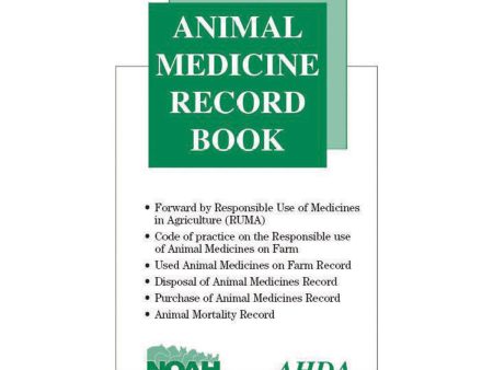 Animal Medicine Record Book Online Sale